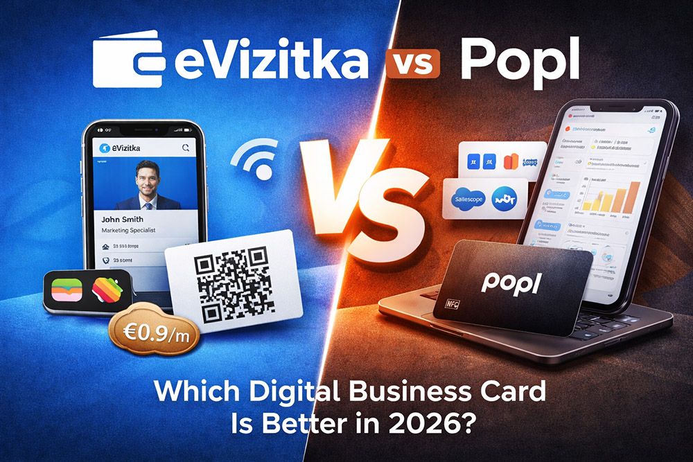 eVizitka vs Popl: Which Digital Business Card Is Better in 2026?