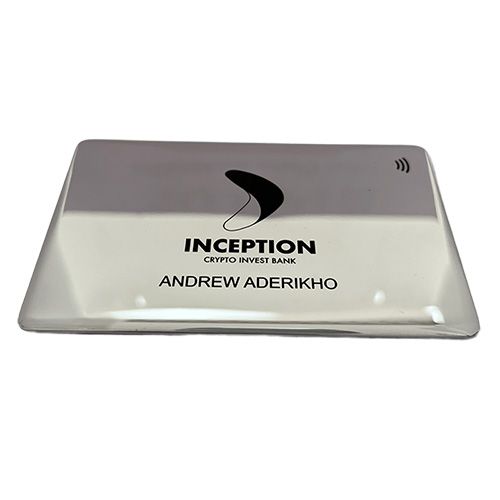 купити Платинова металева NFC візитка