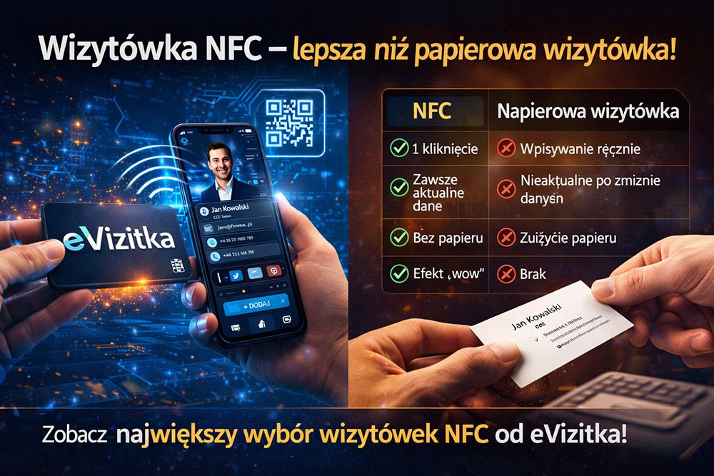 Wizytówka NFC – dlaczego jest lepsza niż papierowa wizytówka?