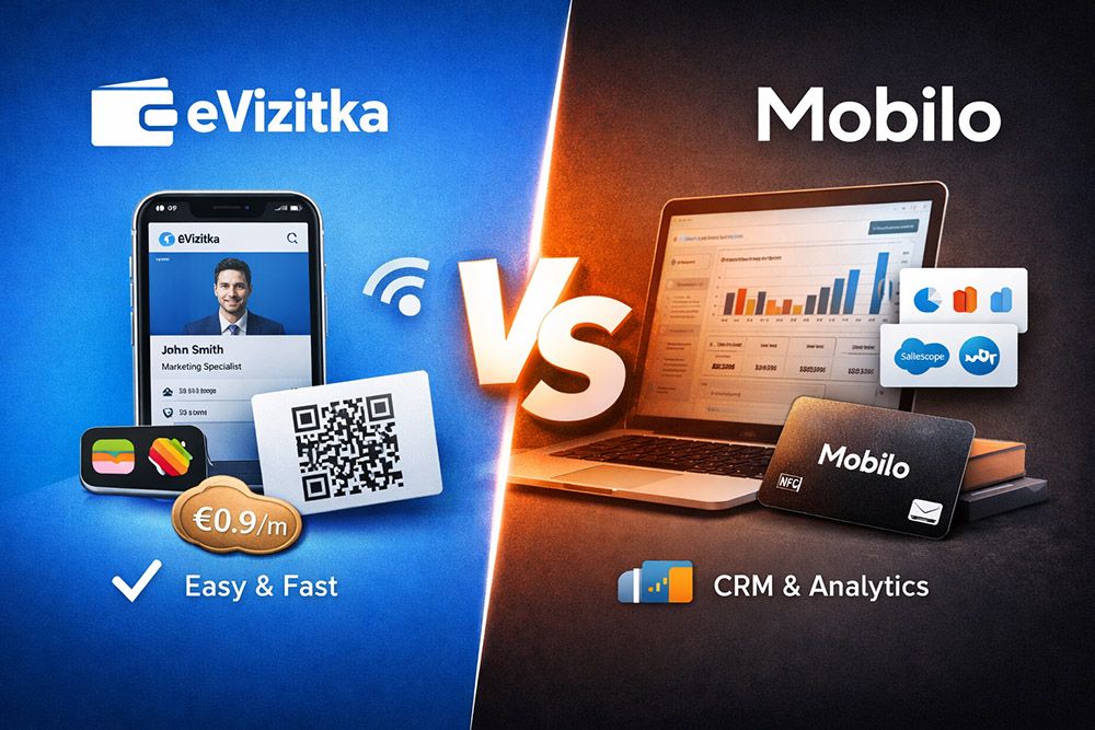 eVizitka vs Mobilo: Which Digital Business Card Is Better in 2026?