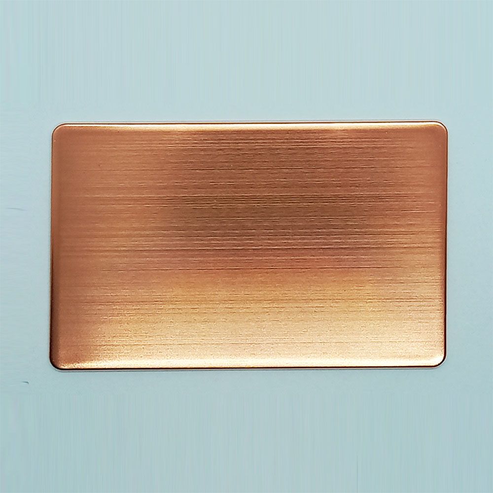 NFC CARD Розова металева картка