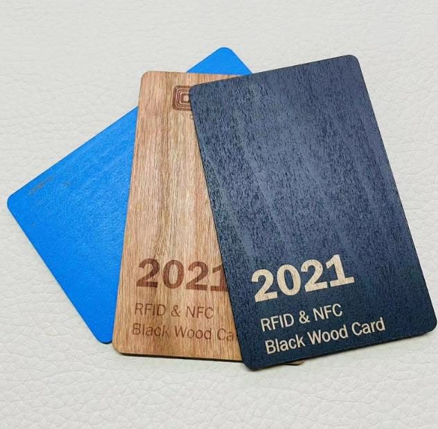 NFC CARD Дерев'яні та бамбукові NFC візитки